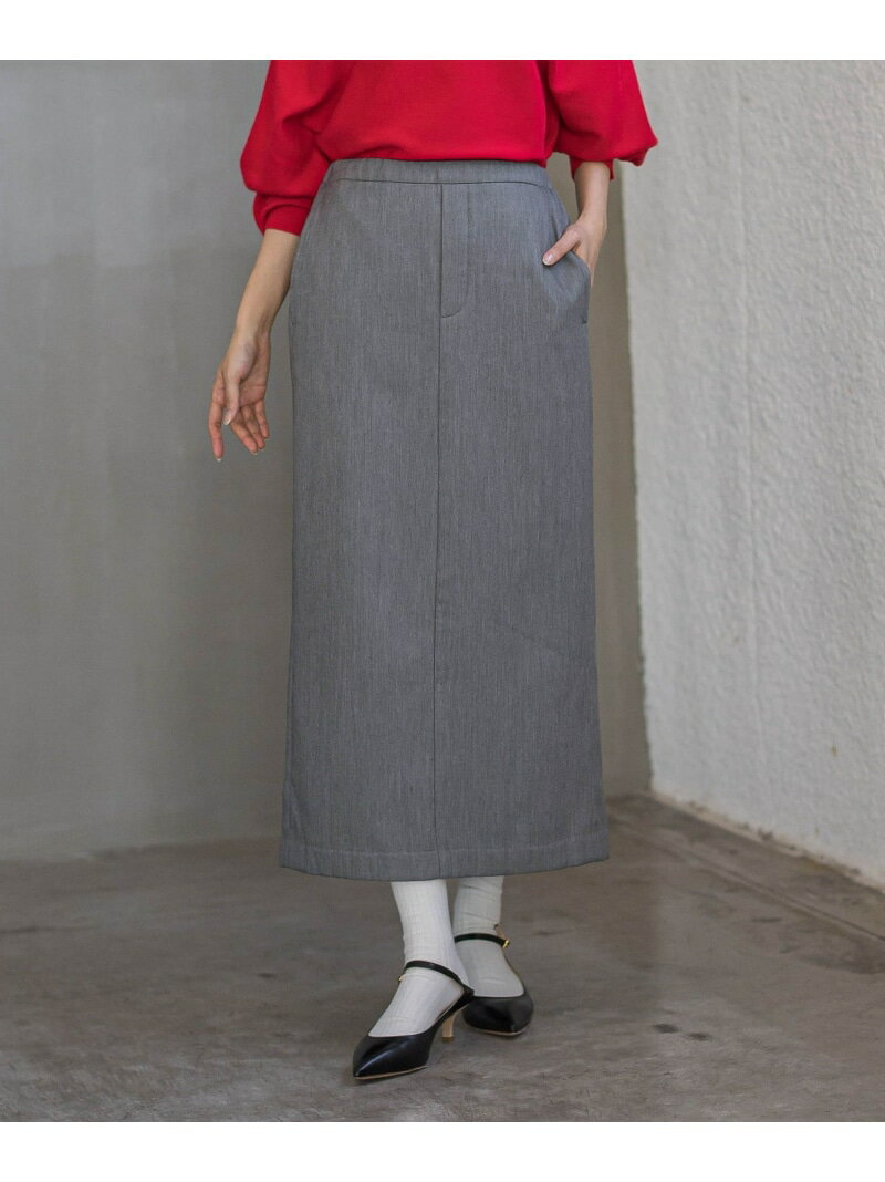 【SALE／30%OFF】裏起毛タイトスカート≪手洗い可能≫ Droite lautreamont ドロワット・ロートレアモン スカート その他のスカート ブラック【RBA_E】【送料無料】[Rakuten Fashion]