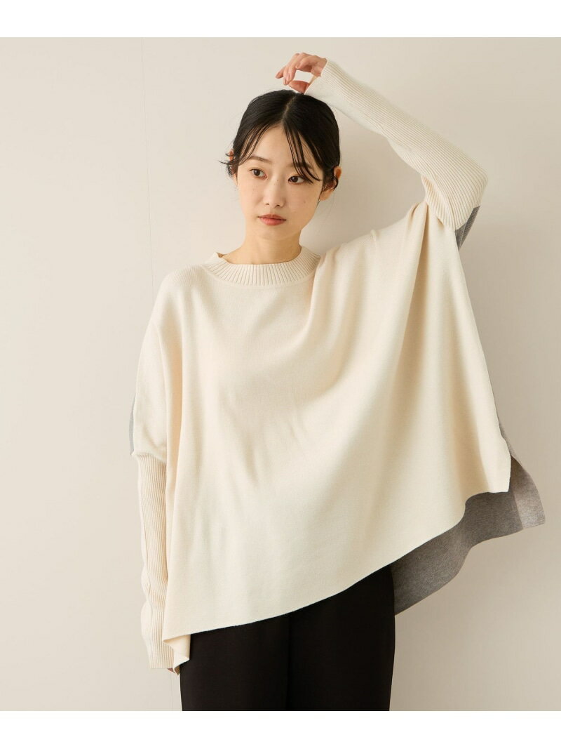 バイカラードルマンニットプルオーバー≪手洗い可能≫ ketty ケティ トップス ニット ホワイト ブラック【送料無料】[Rakuten Fashion]