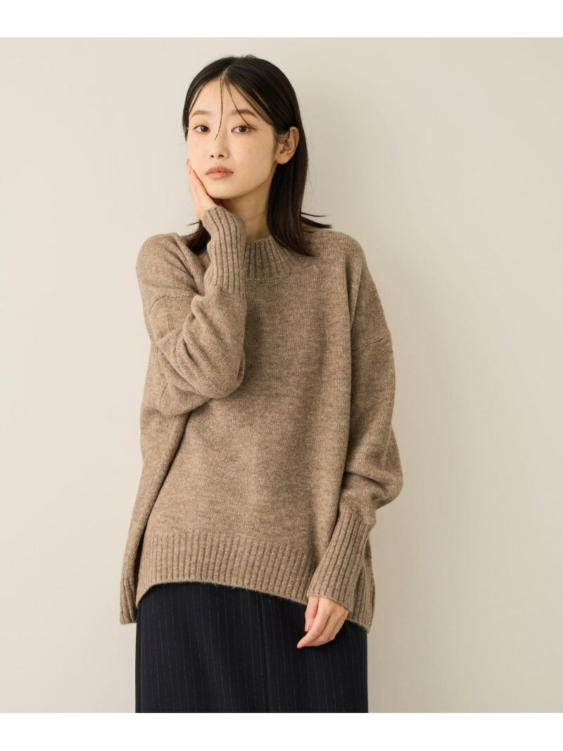 ヤクライクモックネックニットプルオーバー ketty ケティ トップス ニット ブラウン レッド【送料無料】[Rakuten Fashion]