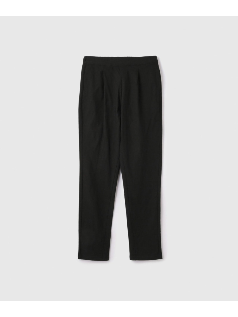 HAKIYASEブラッシュバックテーパードパンツ≪手洗い可能≫ VICKY ビッキー パンツ その他のパンツ ブラック【送料無料】[Rakuten Fashion]