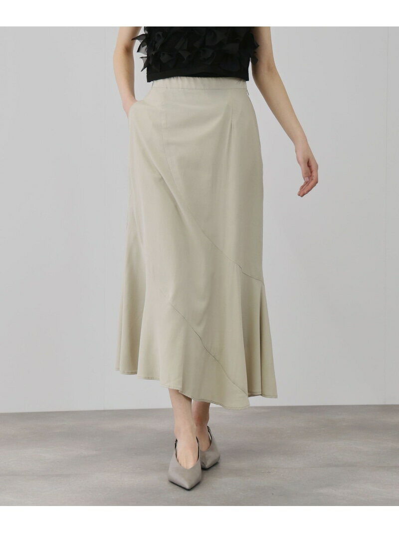 【SALE／15%OFF】デシンバイアスマーメイドスカート QUEENS COURT クイーンズコート スカート その他のスカート ベージュ ブラウン ブラック【RBA_E】【送料無料】[Rakuten Fashion]