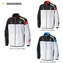 ディアドラ ウィンドブレーカー メンズ 【送料無料】DIADORA ディアドラ TENNIS テニスウェア 男女兼用 ユニセックス TEAM 2WAYウインドジャケット チーム 撥水 ソフトタッチ 静電防止 UV DTW7185【17FW】SALE