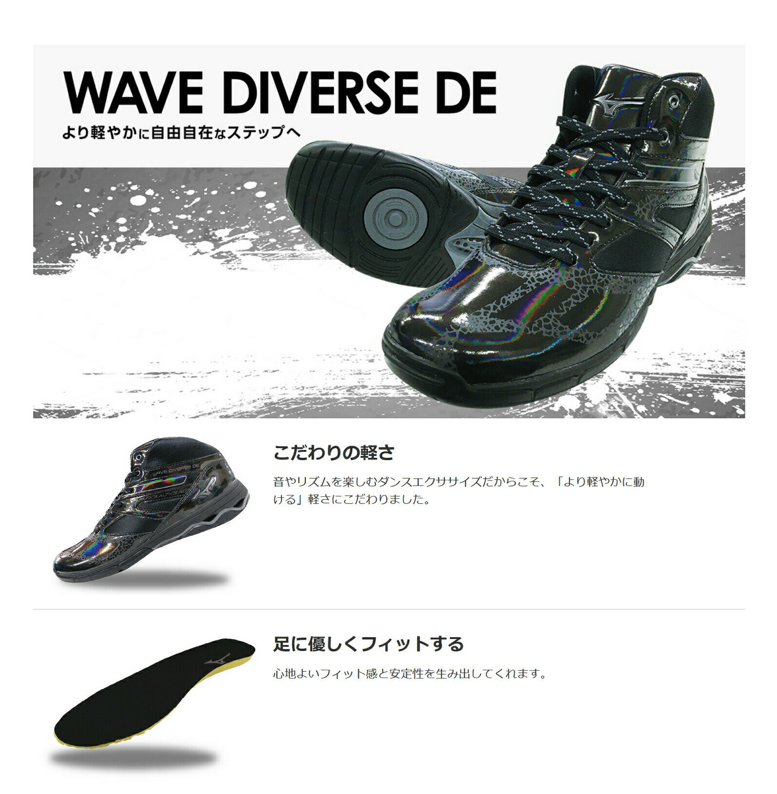 20FW new color MIZUNO ミズノ ウエーブダイバースDE WAVE DIVERSE DE フィットネスシューズ 男女兼用 K1GF1874 62