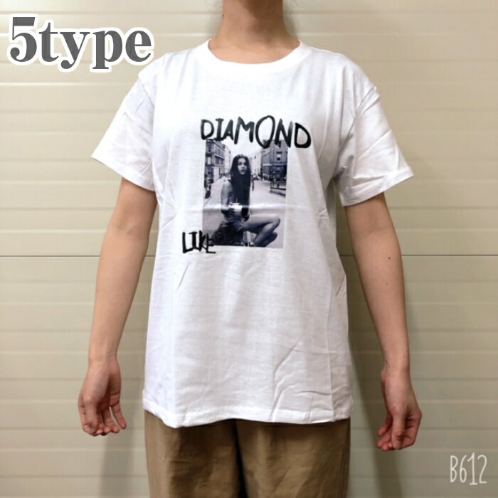 tシャツレディース半袖プリントメッ...