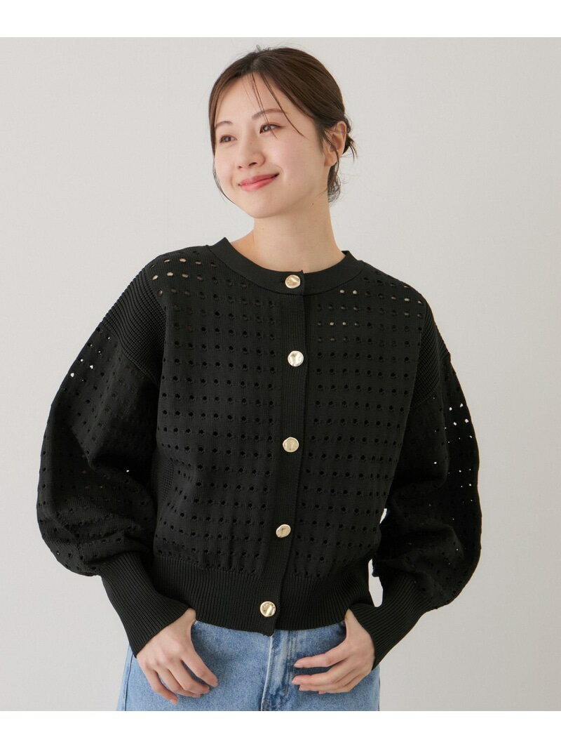 樂天商城 - 【SALE／30%OFF】前後2WAY軽量メッシュ編みニットカーディガン JAYRO ジャイロ トップス カーディガン ブルー オレンジ ブラック ホワイト【RBA_E】【送料無料】[Rakuten Fashion]