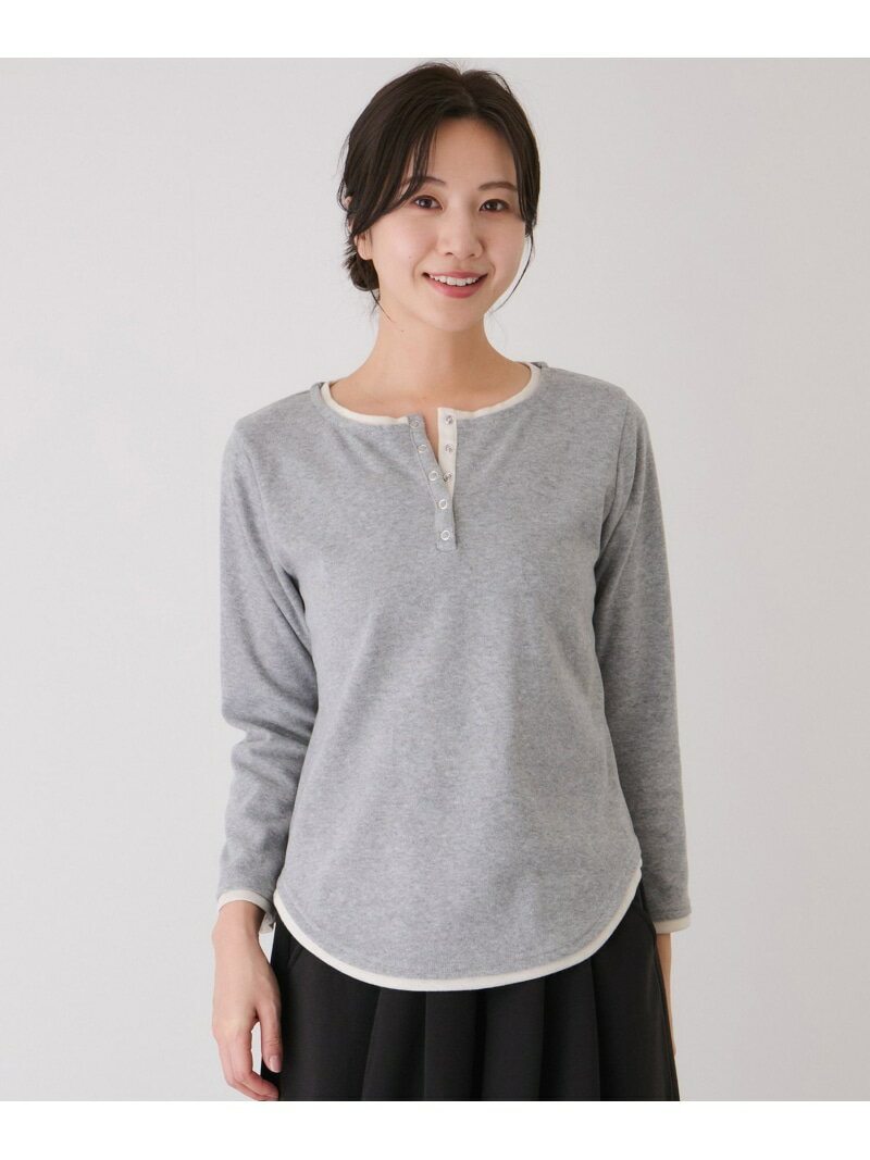 樂天商城 - 【SALE／30%OFF】ヘンリーネックロンT JAYRO ジャイロ トップス カットソー・Tシャツ ホワイト ピンク グレー【RBA_E】[Rakuten Fashion]