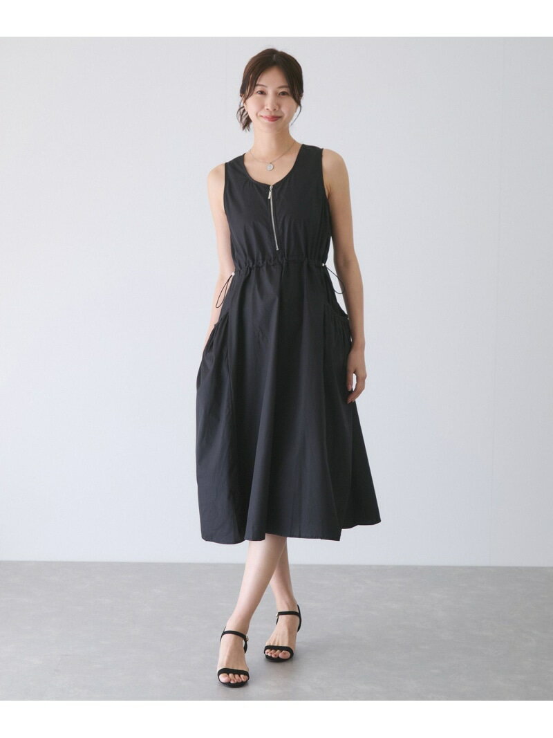 樂天商城 - 【SALE／20%OFF】フロントジップアップノースリワンピース JAYRO ジャイロ ワンピース・ドレス ワンピース カーキグリーン ベージュ ブラック【RBA_E】【送料無料】[Rakuten Fashion]