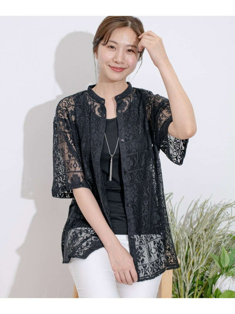 樂天商城 - 【SALE／50%OFF】カットレースシャツ JAYRO ジャイロ トップス シャツ・ブラウス ブラック ホワイト【RBA_E】[Rakuten Fashion]