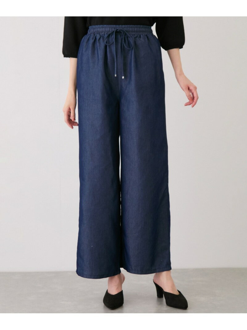 樂天商城 - 【SALE／36%OFF】デニムワイドパンツ JAYRO ジャイロ パンツ ジーンズ・デニムパンツ ブラック ブルー ネイビー【RBA_E】[Rakuten Fashion]