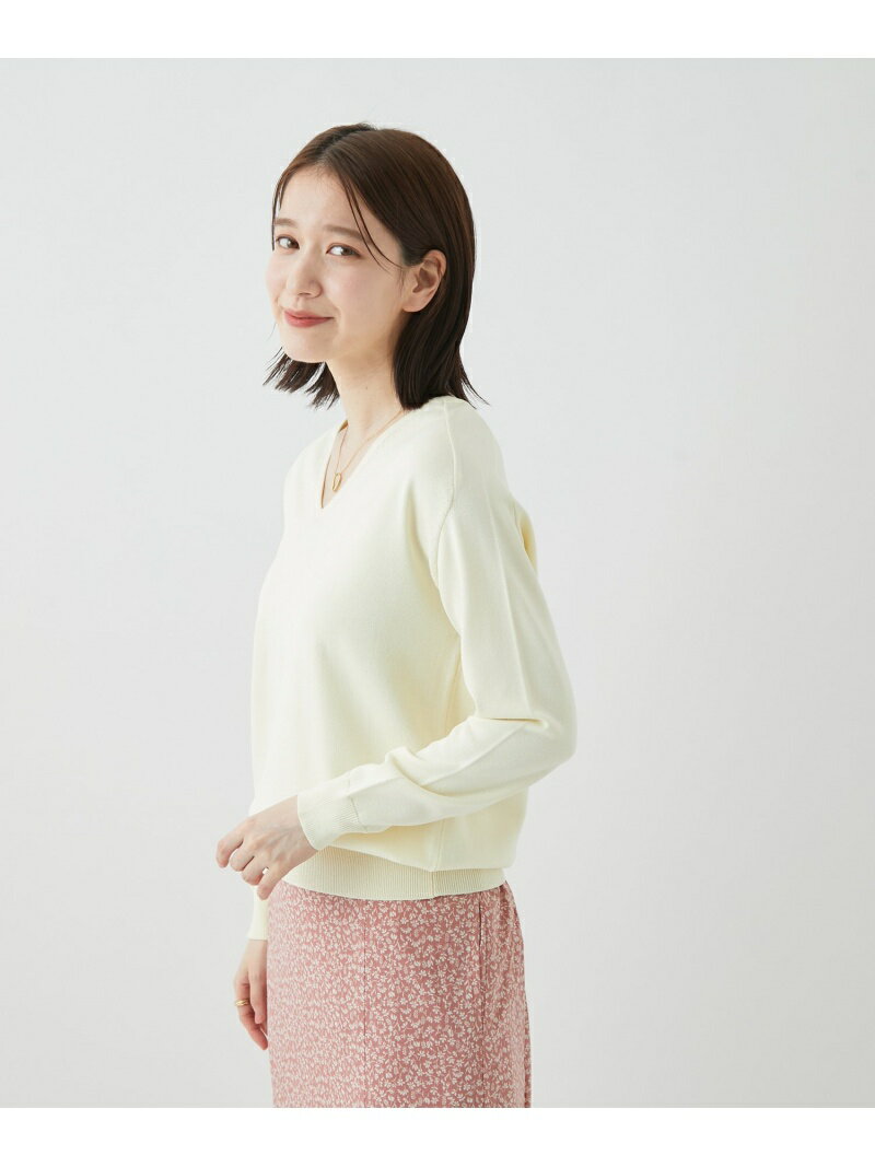 【SALE／60%OFF】【サマーニット】カラフルVネックニット JAYRO ジャイロ トップス ニット ネイビー ホワイト ベージュ ピンク ブルー パープル【RBA_E】[Rakuten Fashion]