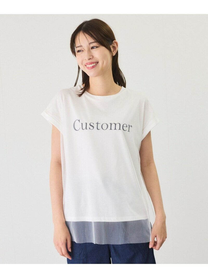 樂天商城 - 【SALE／30%OFF】チュール使いロゴプルオーバー JAYRO ジャイロ トップス カットソー・Tシャツ ホワイト グレー ブラック【RBA_E】【送料無料】[Rakuten Fashion]