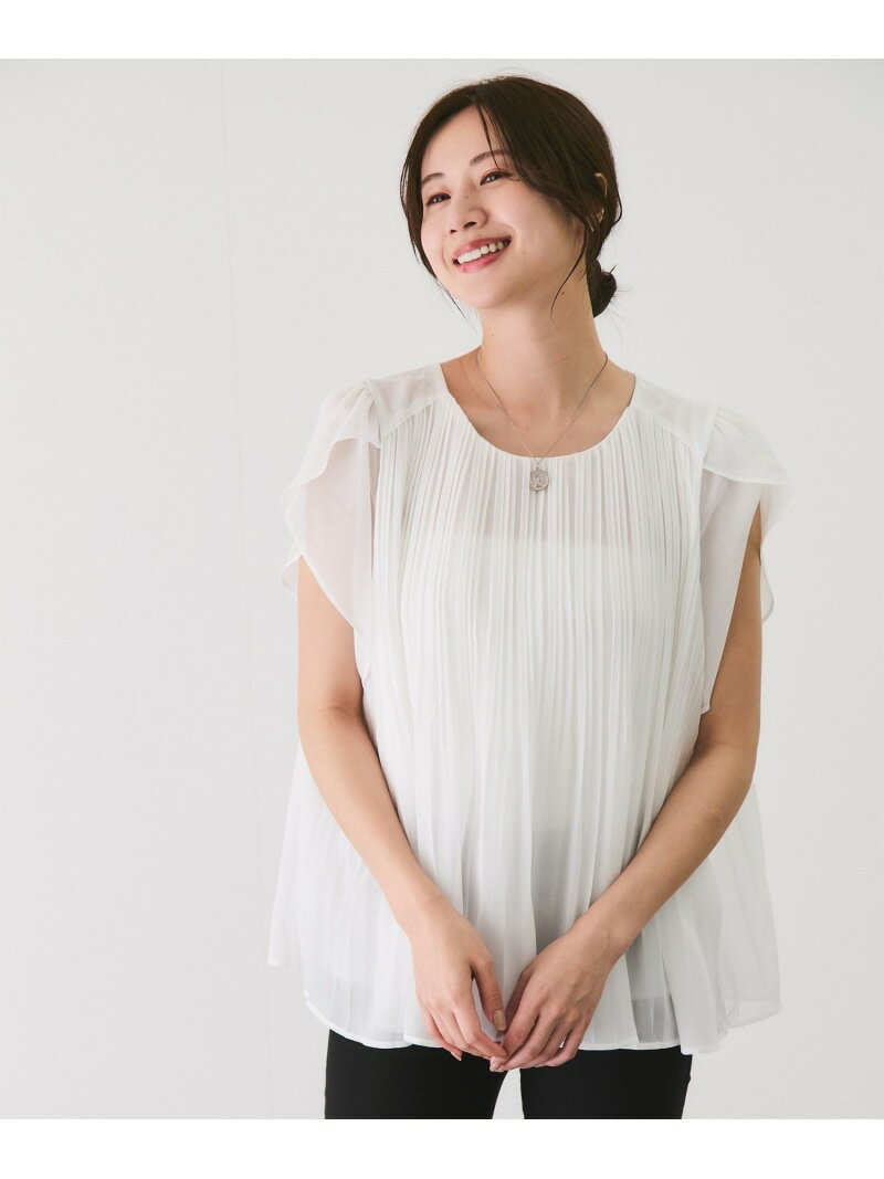 【SALE／20%OFF】プリーツレースブラウス JAYRO ジャイロ トップス シャツ・ブラウス ブラック ホワイト ピンク ブルー【RBA_E】【送料無料】[Rakuten Fashion]