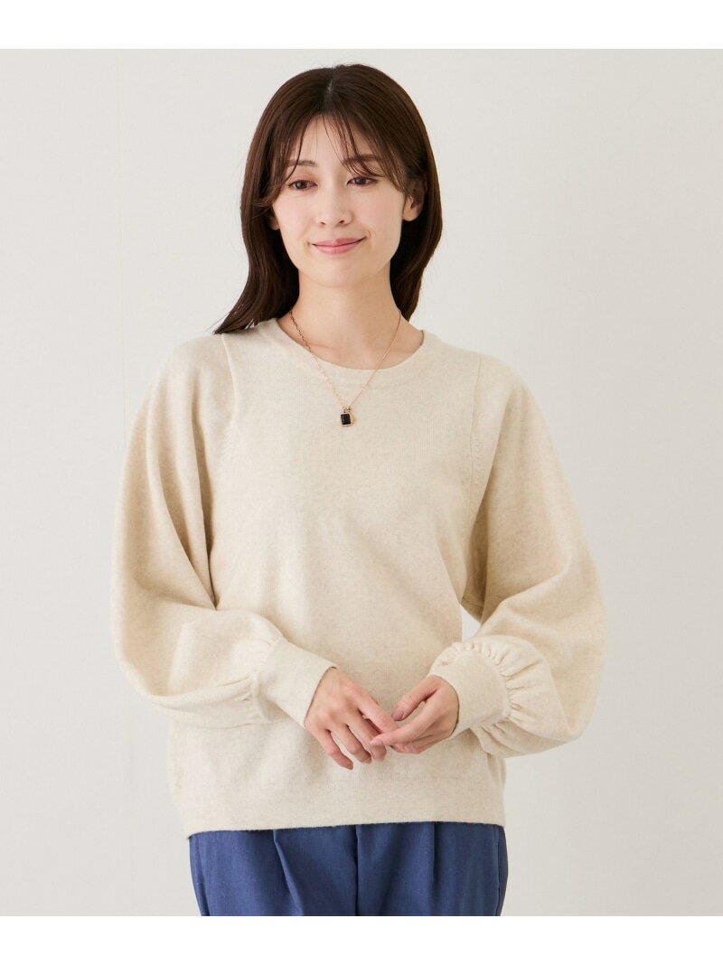 樂天商城 - 【SALE／30%OFF】カシミヤライクボリュームスリーブプルオーバー JAYRO ジャイロ トップス ニット ベージュ カーキグリーン ブルー イエロー【RBA_E】【送料無料】[Rakuten Fashion]
