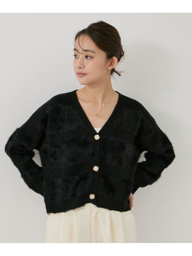 樂天商城 - 【SALE／30%OFF】ファーカーディガン JAYRO ジャイロ トップス カーディガン ブラック ホワイト ベージュ ワインレッド【RBA_E】【送料無料】[Rakuten Fashion]