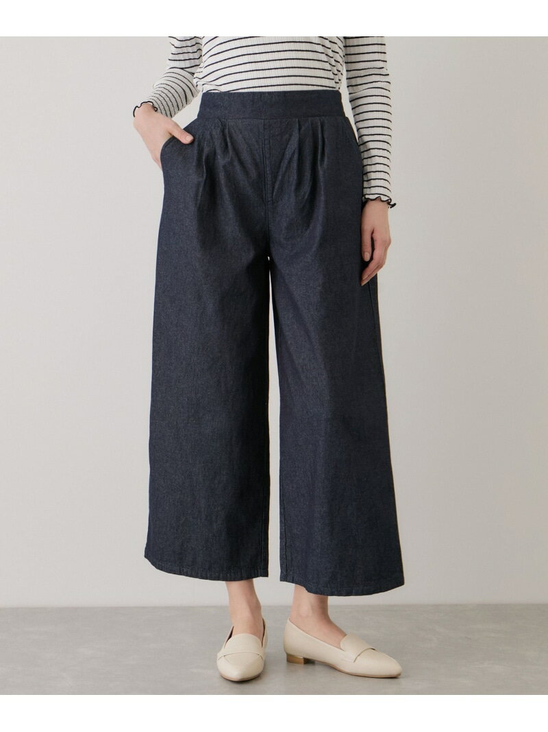 樂天商城 - 【SALE／20%OFF】デニム2タックワイドパンツ JAYRO ジャイロ パンツ ジーンズ・デニムパンツ ネイビー ブルー【RBA_E】【送料無料】[Rakuten Fashion]