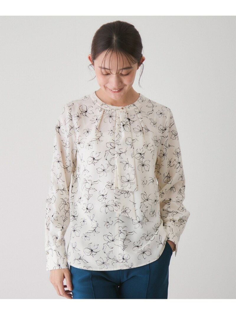 【SALE／30%OFF】ボウタイ長袖ブラウス JAYRO ジャイロ トップス シャツ・ブラウス ブラック ネイビー ホワイト【RBA_E】【送料無料】[Rakuten Fashion]