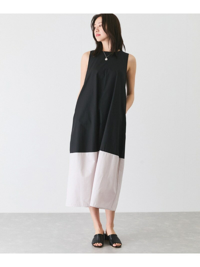 樂天商城 - 【SALE／30%OFF】バイカラーノースリーブワンピース JAYRO ジャイロ ワンピース・ドレス ワンピース ネイビー ブラック ピンク【RBA_E】【送料無料】[Rakuten Fashion]