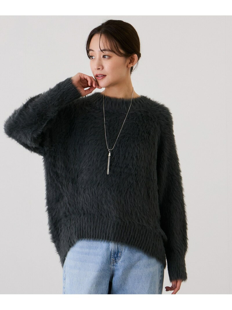 樂天商城 - 【SALE／30%OFF】起毛加工スソカーブシャギーチュニック JAYRO ジャイロ トップス ニット ピンク グレー ブラウン【RBA_E】【送料無料】[Rakuten Fashion]