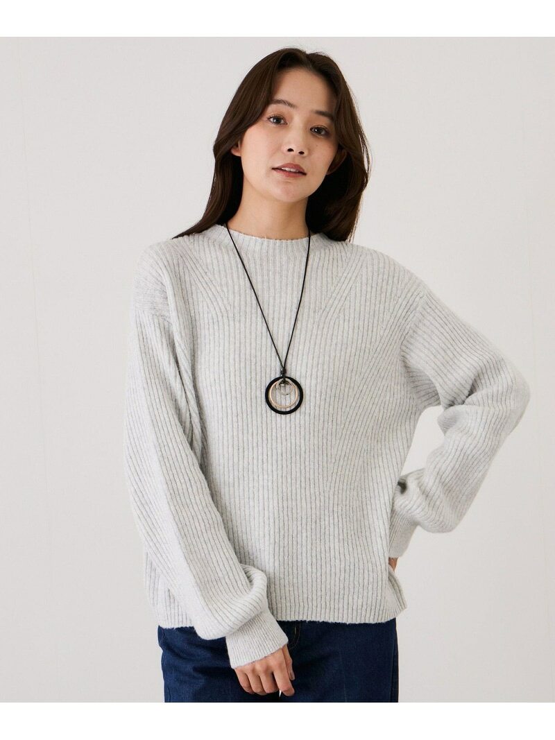 樂天商城 - 【SALE／20%OFF】ラメボトルネックプルオーバー JAYRO ジャイロ トップス ニット ネイビー ブルー【RBA_E】【送料無料】[Rakuten Fashion]