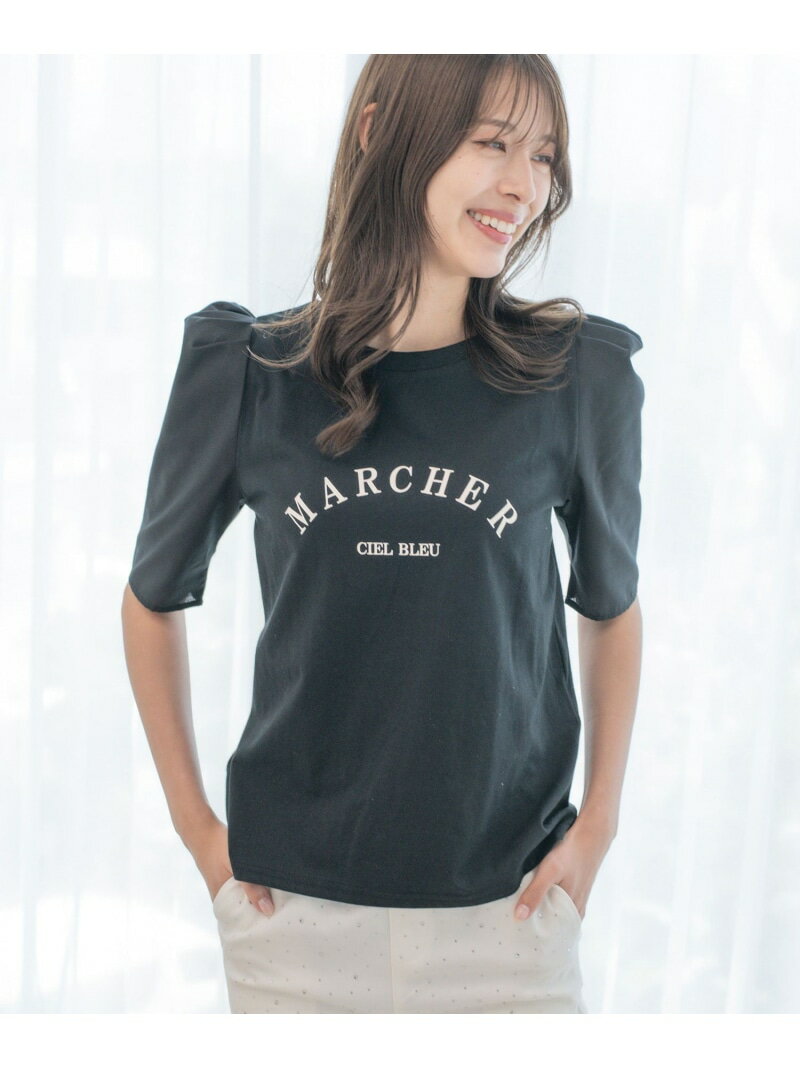 【SALE／50%OFF】パワショル異素材ロゴTシャツ JAYRO ジャイロ トップス カットソー・Tシャツ ブラック ホワイト【RBA_E】[Rakuten Fashion]