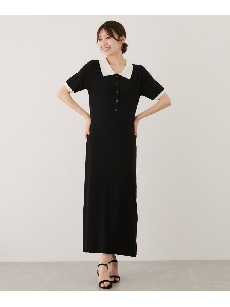 樂天商城 - 【SALE／30%OFF】バイカラーロングワンピース JAYRO ジャイロ ワンピース・ドレス ワンピース ブラック ネイビー【RBA_E】【送料無料】[Rakuten Fashion]