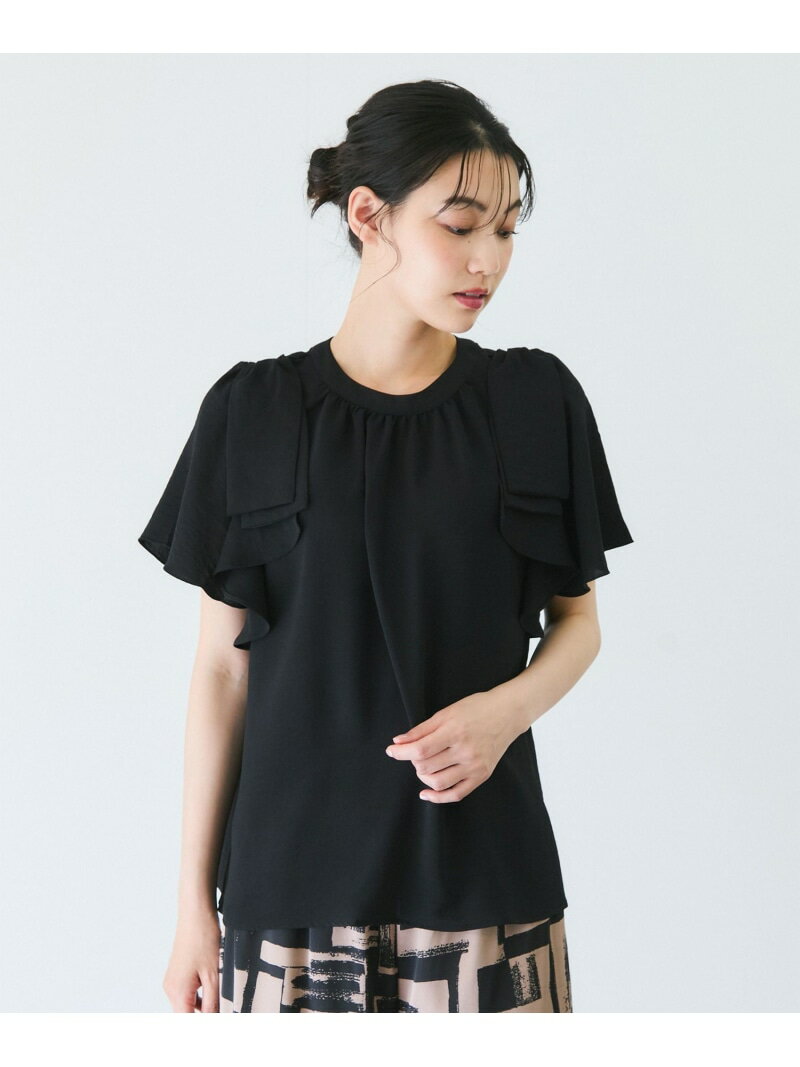 樂天商城 - 【SALE／30%OFF】肩リボンブラウス JAYRO ジャイロ トップス シャツ・ブラウス ベージュ ホワイト ブラック【RBA_E】[Rakuten Fashion]