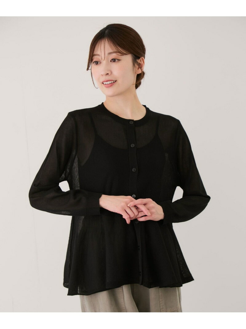 樂天商城 - 【SALE／33%OFF】ペプラムカーディガン JAYRO ジャイロ トップス カーディガン ブラック ブルー イエロー ピンク ホワイト ネイビー ベージュ【RBA_E】【送料無料】[Rakuten Fashion]