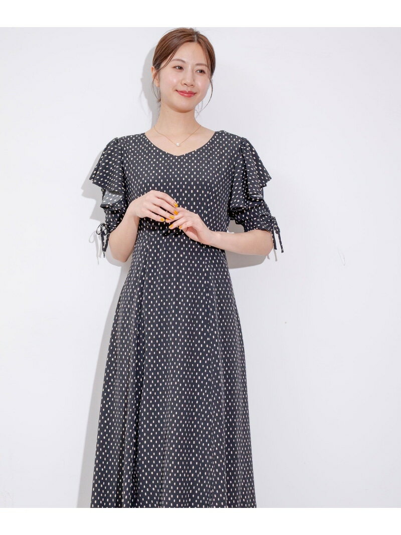 樂天商城 - 【SALE／50%OFF】バックレースアップフリルワンピース JAYRO ジャイロ ワンピース・ドレス ワンピース ベージュ ブラック グリーン【RBA_E】【送料無料】[Rakuten Fashion]