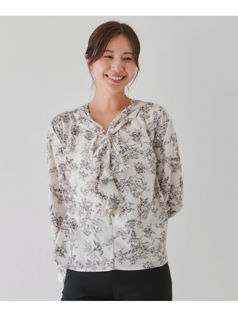 樂天商城 - 【SALE／30%OFF】金具チェーン付き衿ボウタイブラウス JAYRO ジャイロ トップス シャツ・ブラウス ホワイト ブラック ピンク レッド ブルー【RBA_E】[Rakuten Fashion]