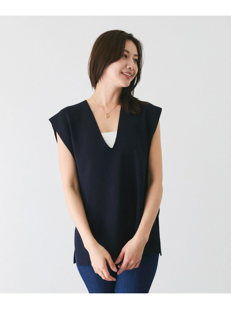 樂天商城 - 【SALE／20%OFF】Vネックベスト JAYRO ジャイロ トップス ベスト・ジレ ブルー ネイビー ホワイト【RBA_E】[Rakuten Fashion]