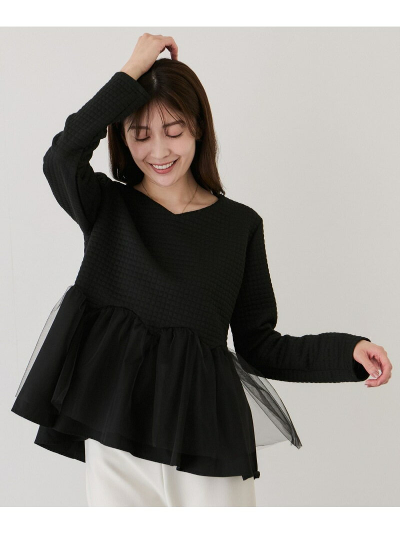 【SALE／30%OFF】ドッキングペプラムプルオーバー JAYRO ジャイロ トップス その他のトップス ブラック グレー【RBA_E】【送料無料】[Rakuten Fashion]