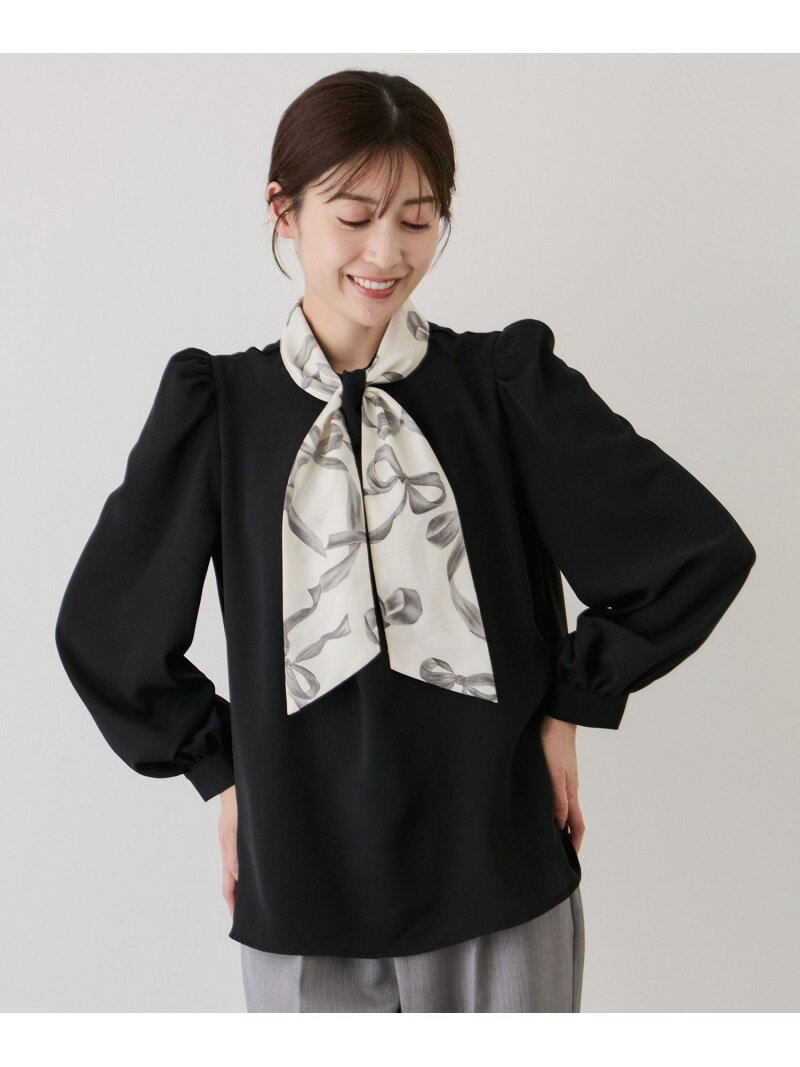樂天商城 - 【SALE／30%OFF】スカーフタイ付きブラウス JAYRO ジャイロ トップス シャツ・ブラウス ベージュ ブラック ホワイト【RBA_E】[Rakuten Fashion]