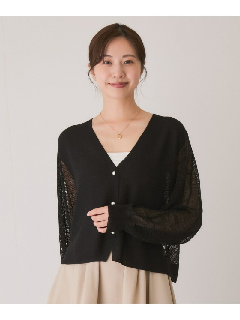 樂天商城 - 【SALE／30%OFF】メッシュカーディガン JAYRO ジャイロ トップス カーディガン ブラック グリーン ホワイト【RBA_E】【送料無料】[Rakuten Fashion]
