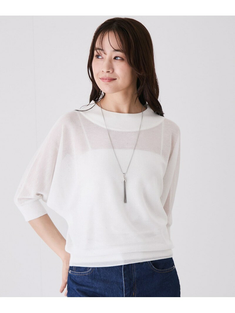 樂天商城 - 【SALE／30%OFF】スパンコールヤーンドルマンニット JAYRO ジャイロ トップス ニット ブルー ブラック ホワイト【RBA_E】[Rakuten Fashion]