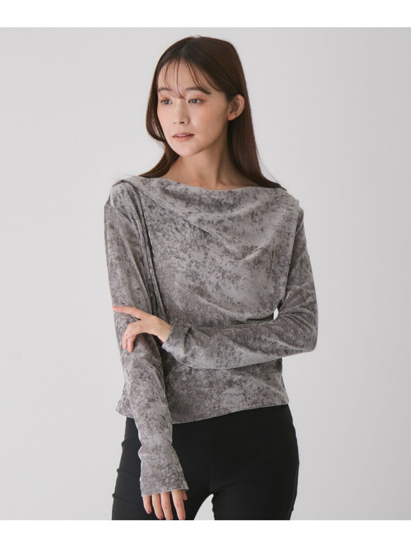 樂天商城 - 【SALE／30%OFF】ドレープフロッキーメッシュプルオーバー JAYRO ジャイロ トップス カットソー・Tシャツ ホワイト グレー ベージュ【RBA_E】[Rakuten Fashion]
