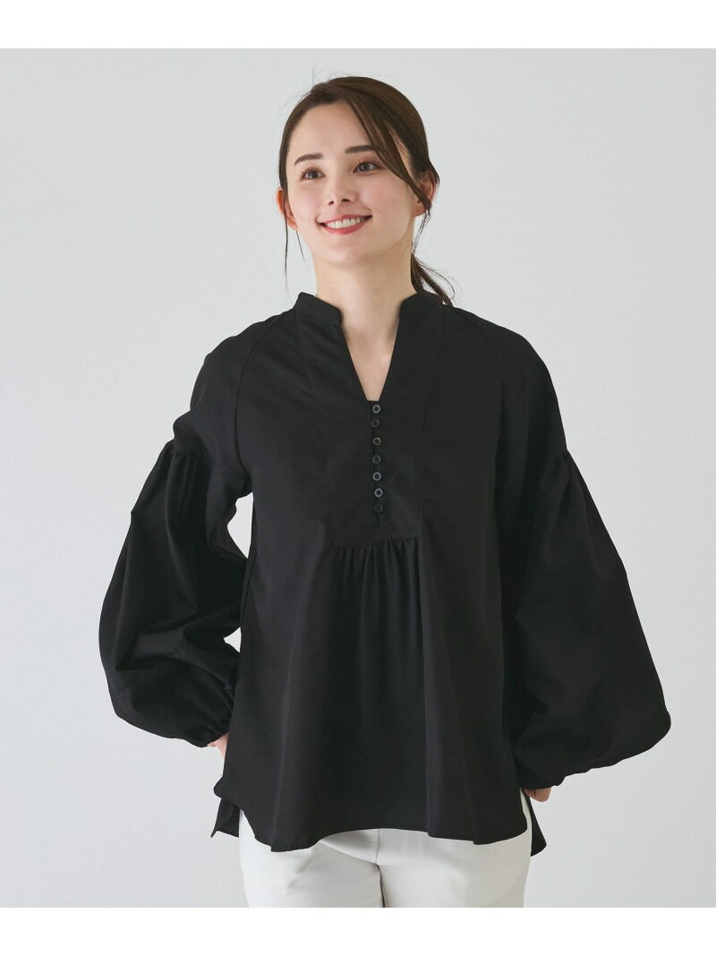 樂天商城 - 【SALE／30%OFF】ボリューム袖スキッパーブラウス JAYRO ジャイロ トップス シャツ・ブラウス イエロー ホワイト ブラック【RBA_E】【送料無料】[Rakuten Fashion]