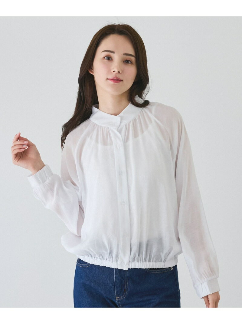 【SALE／30%OFF】2WAYシアーブラウス JAYRO ジャイロ トップス シャツ・ブラウス グリーン イエロー ホワイト【RBA_E】【送料無料】[Rakuten Fashion]