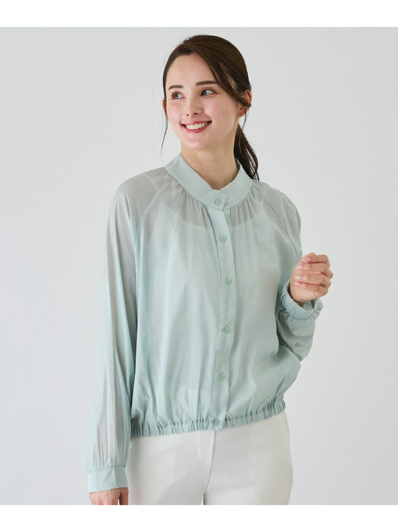 【SALE／30%OFF】2WAYシアーブラウス JAYRO ジャイロ トップス シャツ・ブラウス グリーン イエロー ホワイト【RBA_E】【送料無料】[Rakuten Fashion]