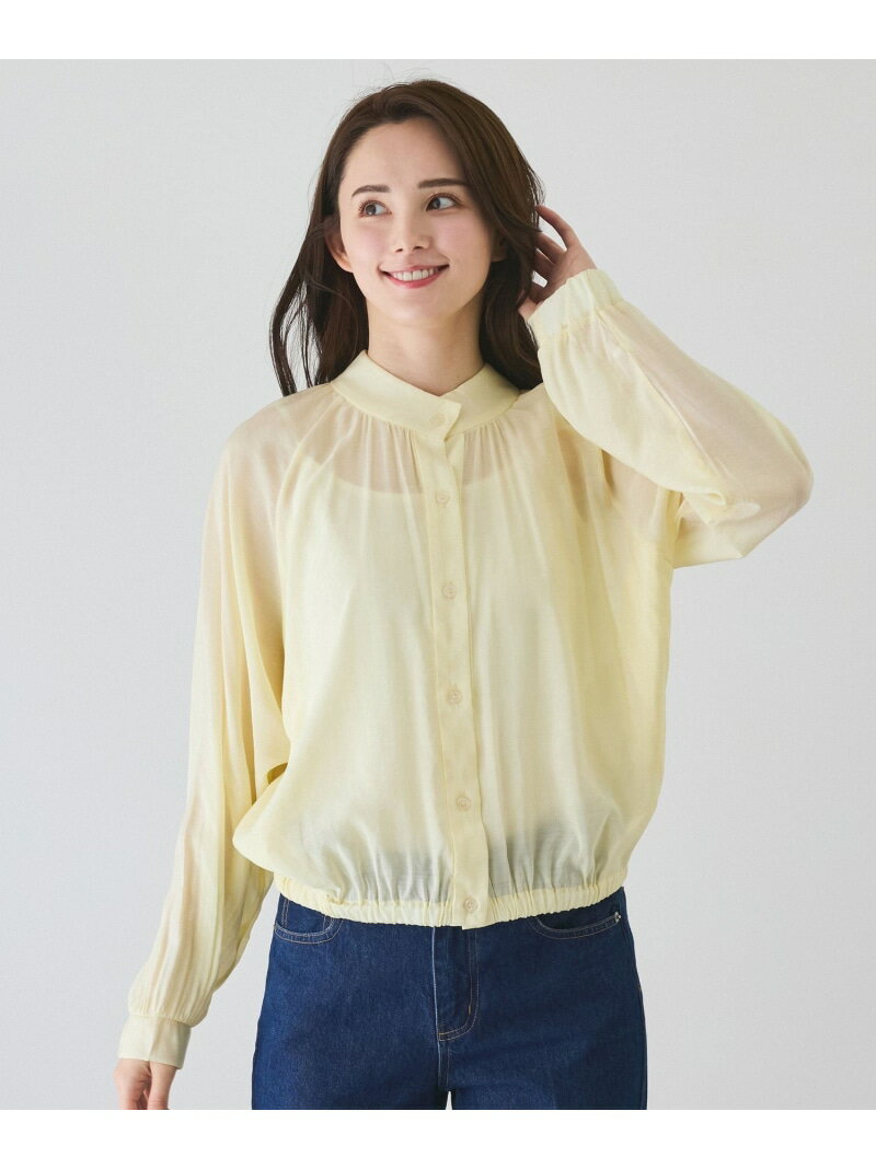 【SALE／30%OFF】2WAYシアーブラウス JAYRO ジャイロ トップス シャツ・ブラウス グリーン イエロー ホワイト【RBA_E】【送料無料】[Rakuten Fashion]
