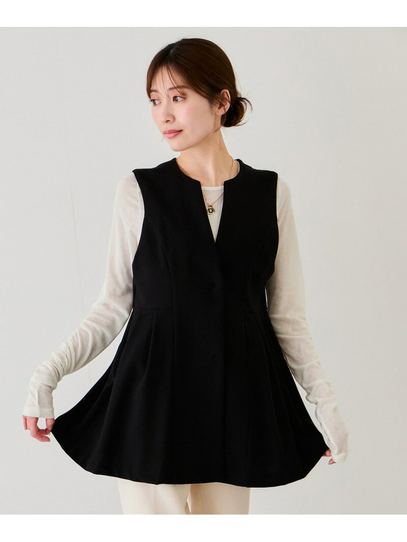 【SALE／30%OFF】ペプラムジレ JAYRO ジャイロ トップス その他のトップス ブラック ネイビー グレー【RBA_E】【送料無料】[Rakuten Fashion]
