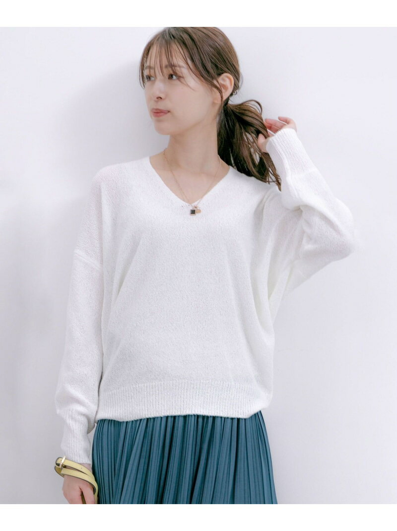 樂天商城 - 【SALE／50%OFF】Vネックプルオーバー JAYRO ジャイロ トップス ニット ベージュ ブラック ホワイト ピンク【RBA_E】[Rakuten Fashion]