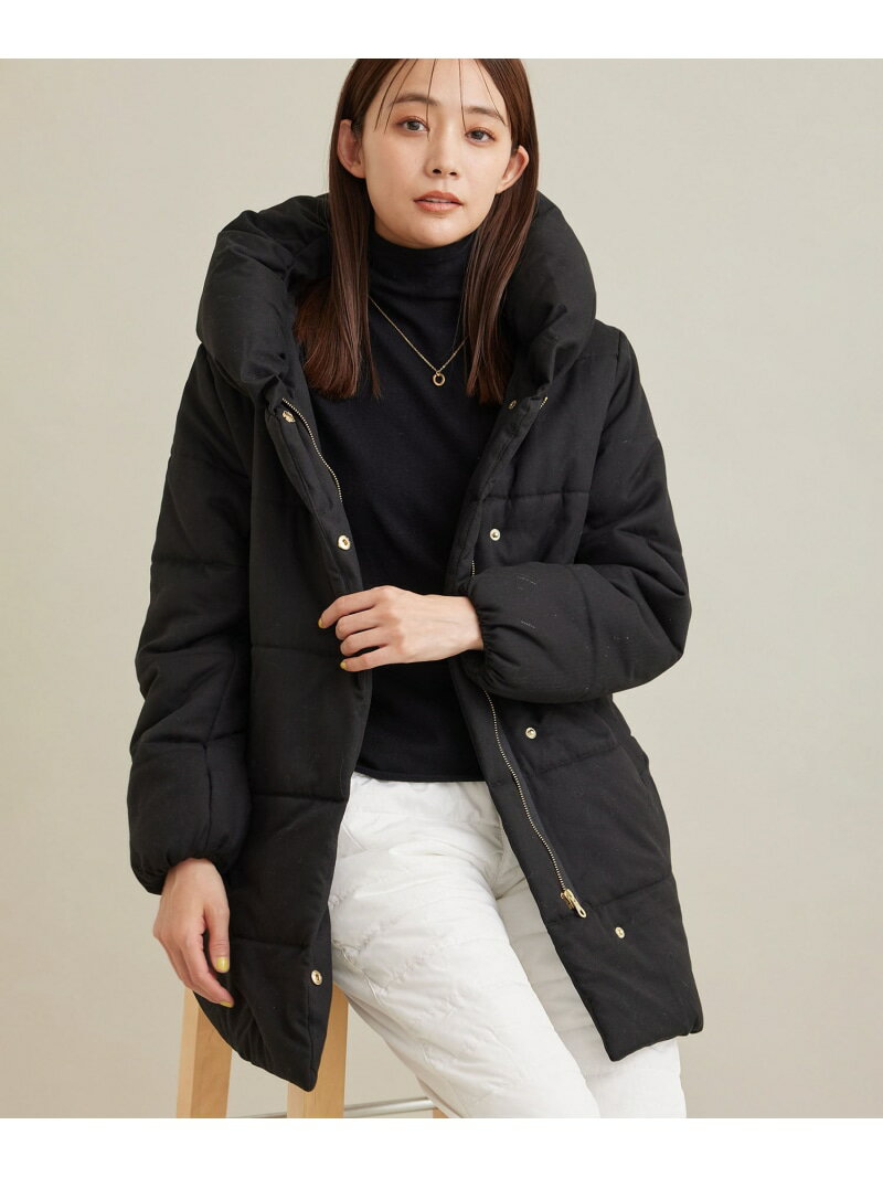 【SALE／30%OFF】麻子起毛中綿コート JAYRO ジャイロ ジャケット・アウター ダウンジャケット・ダウンベスト グレー ブラック【RBA_E】【送料無料】[Rakuten Fashion]