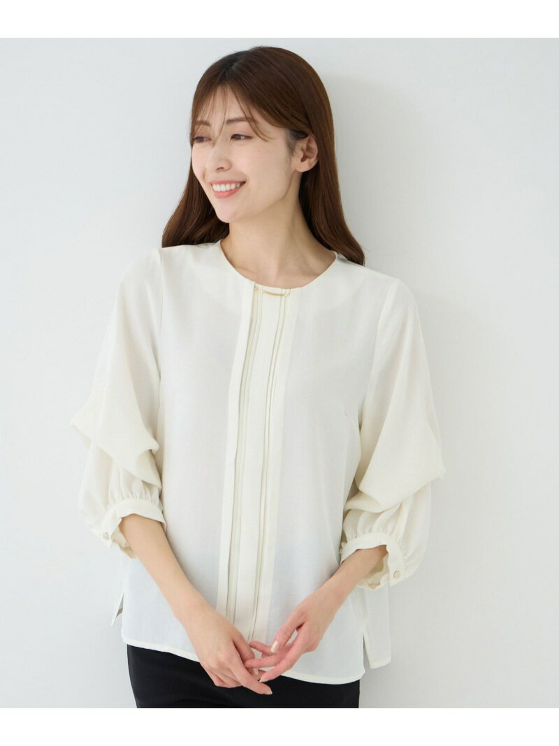 樂天商城 - 【SALE／30%OFF】メタルバー付きピンタックブラウス JAYRO ジャイロ トップス シャツ・ブラウス ホワイト ブラック ベージュ【RBA_E】[Rakuten Fashion]