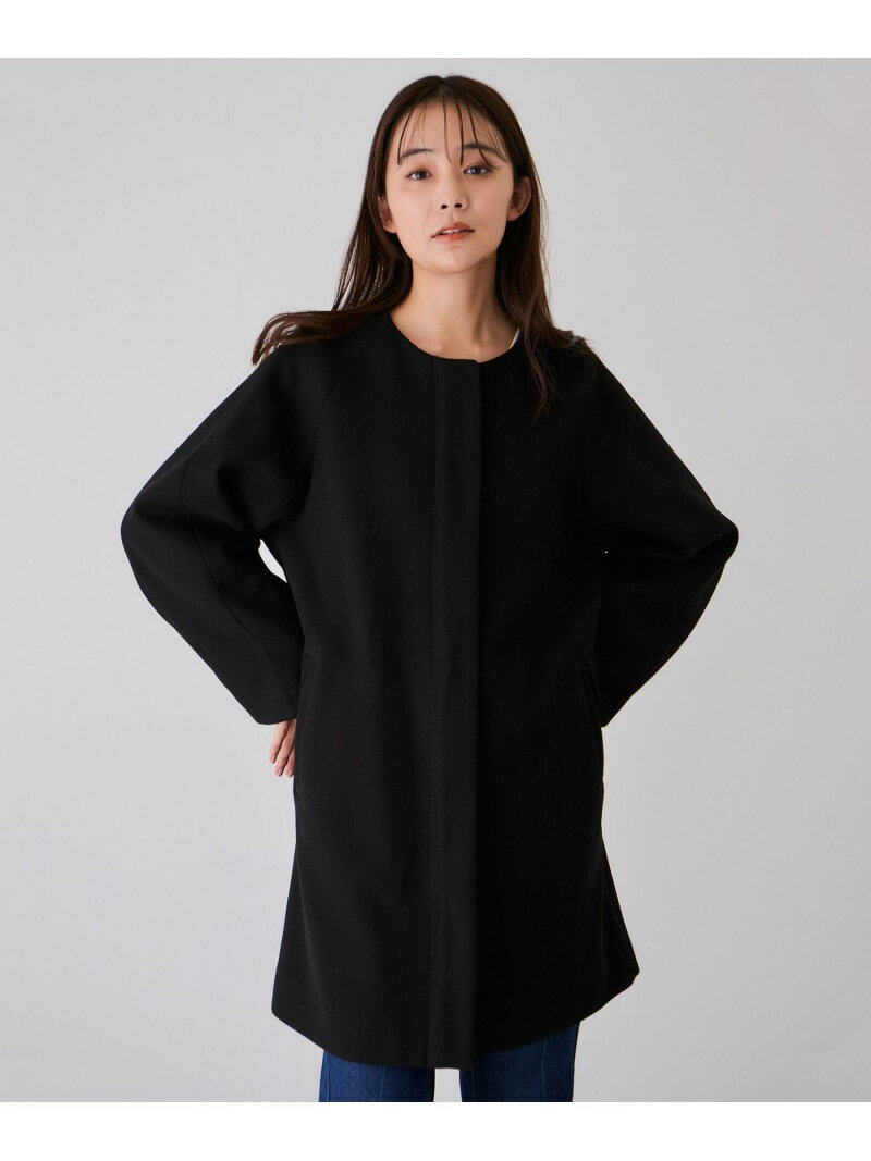 樂天商城 - 【SALE／30%OFF】ジャージメルトンノーカラーミドルコート JAYRO ジャイロ ジャケット・アウター その他のジャケット・アウター ブラック グレー ネイビー【RBA_E】【送料無料】[Rakuten Fashion]