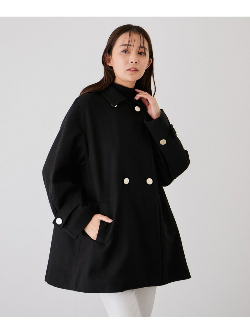 樂天商城 - 【SALE／30%OFF】ジャージメルトンダブル前ステンカラーコート JAYRO ジャイロ ジャケット・アウター その他のジャケット・アウター ブラック グレー ブラウン【RBA_E】【送料無料】[Rakuten Fashion]