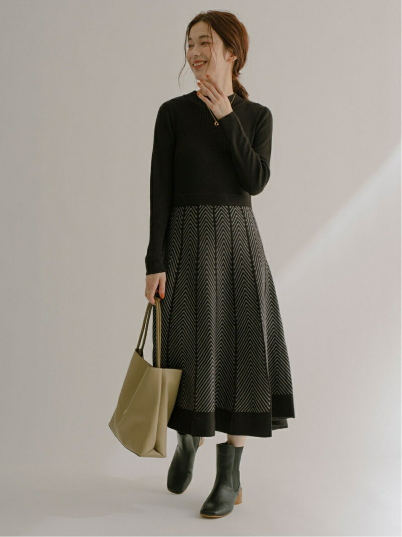【SALE／30%OFF】(W)ヘンリボーンSK/OP JAYRO ジャイロ ワンピース・ドレス ワンピース ブラック ブラウン ネイビー【RBA_E】【送料無料】[Rakuten Fashion]