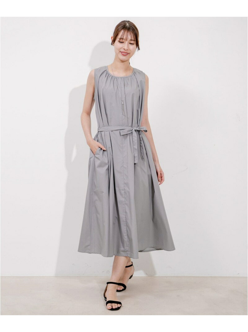 樂天商城 - 【SALE／50%OFF】布帛Aラインワンピース JAYRO ジャイロ ワンピース・ドレス ワンピース ブラウン ベージュ グレー【RBA_E】【送料無料】[Rakuten Fashion]