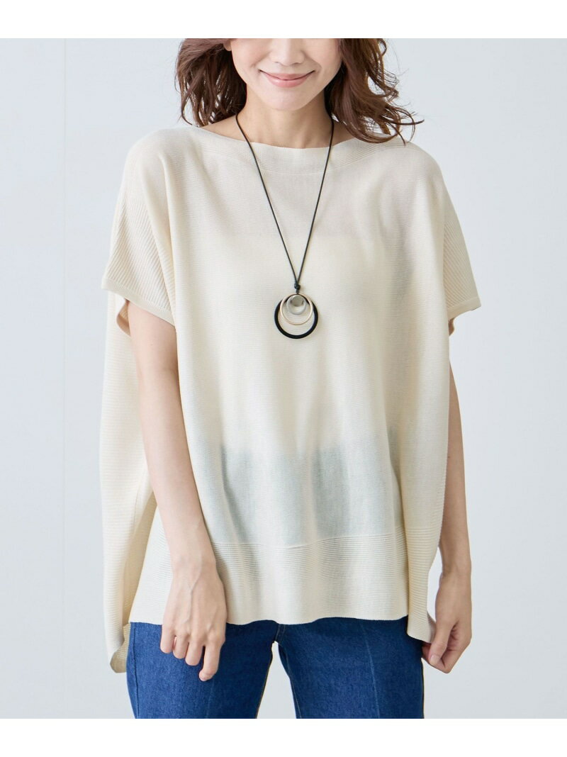 樂天商城 - 【SALE／20%OFF】ボートネックフレンチスリーブプルオーバー JAYRO ジャイロ トップス ニット ピンク ブルー グリーン ホワイト グレー ブラック ベージュ【RBA_E】【送料無料】[Rakuten Fashion]