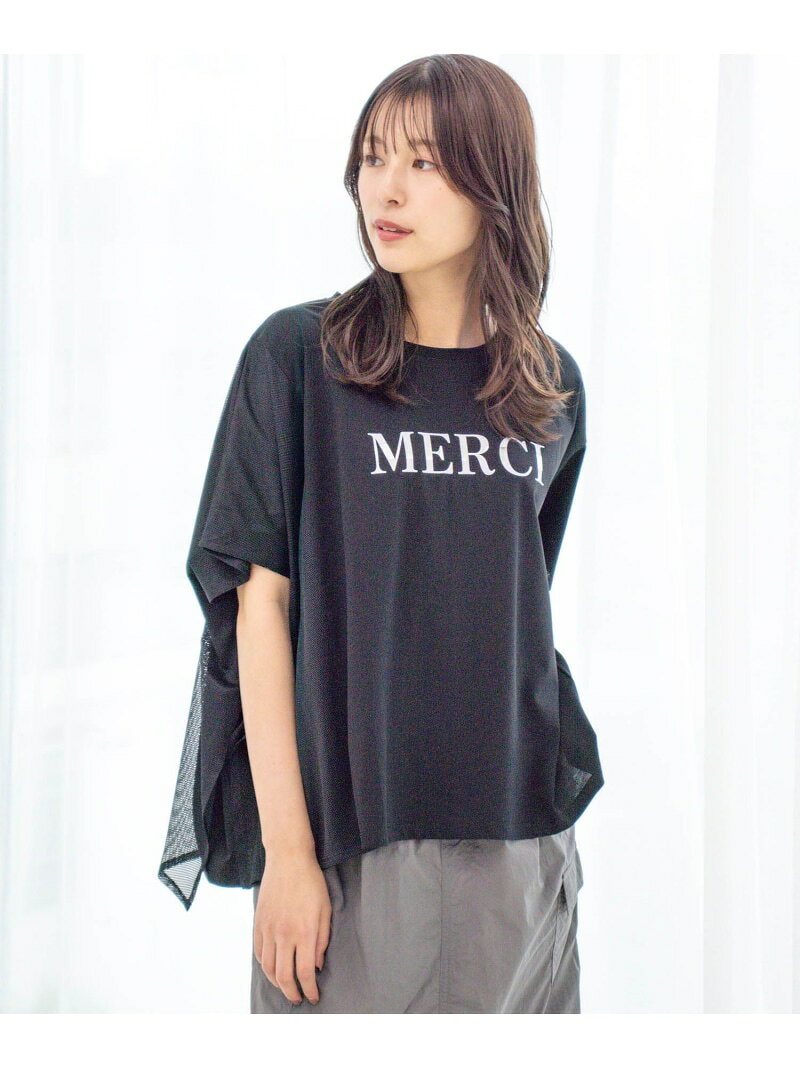 DRY CITTON 箔ラインロゴTシャツ JAYRO ジャイロ トップス カットソー・Tシャツ ブラック ホワイト グレー