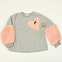 30%OFF セール SALE 裏起毛トレーナー ボア 切替 女の子 子供服 キッズサイズ ウィルメリー Will Mery
